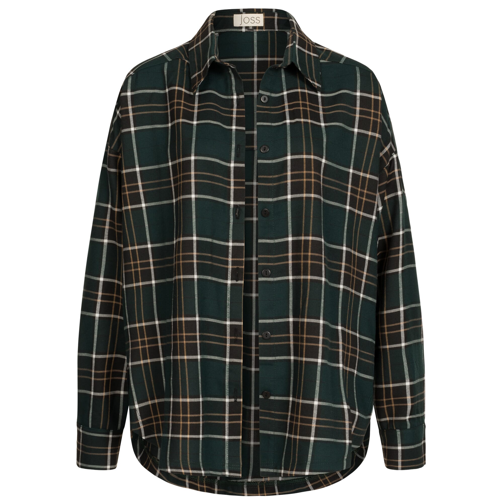 Сорочка темно-зелена